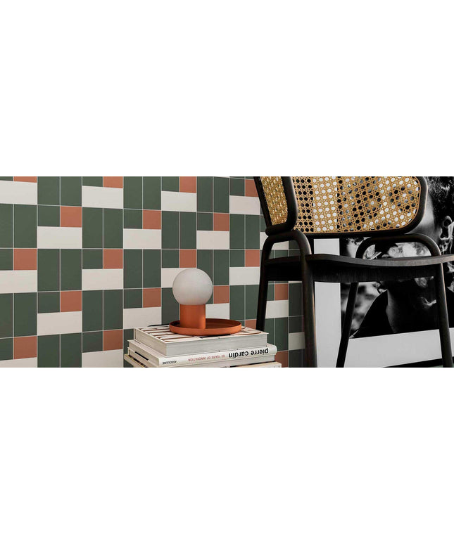 moss chalk cotto solid square tile 5x5