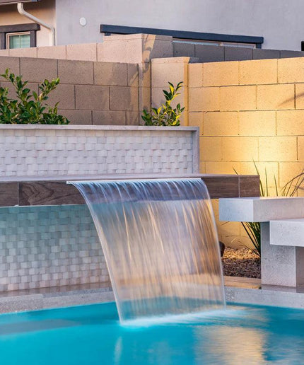 crystal white pool tile new wave