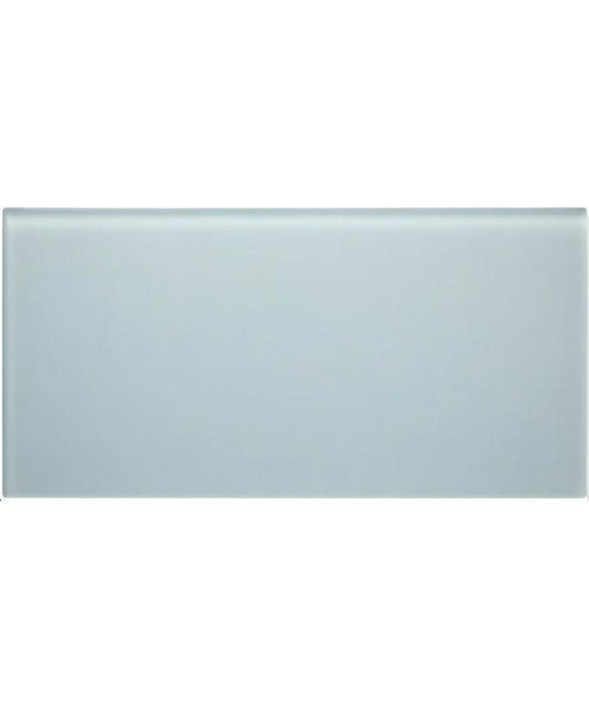 glass subway tile matte 6x12 Glass Lagoon