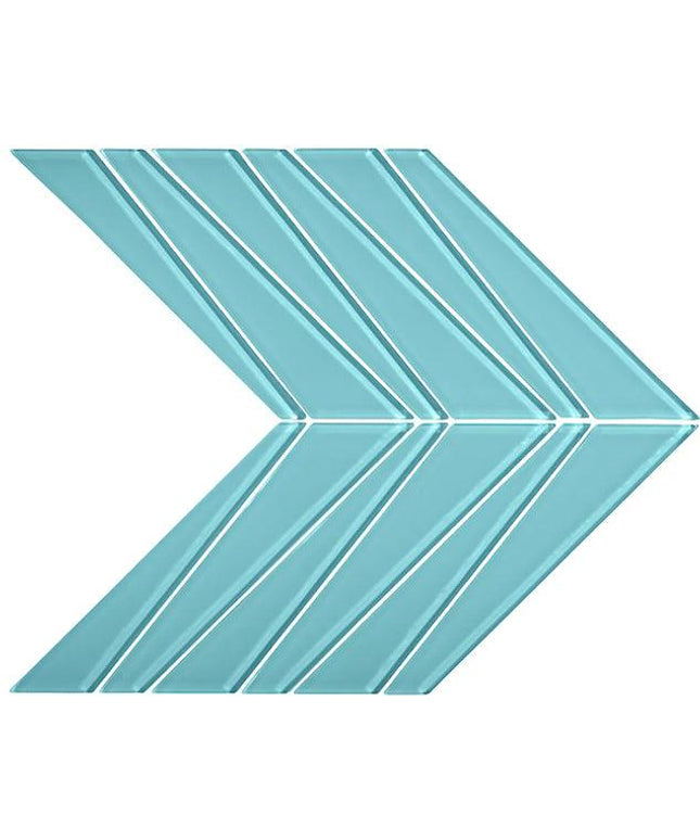 palms glass mosaic tile gloss Palms Azure