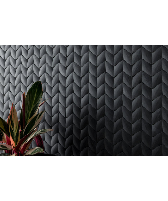 Paragon_Chevron_Sutra_Black_Honed-walls