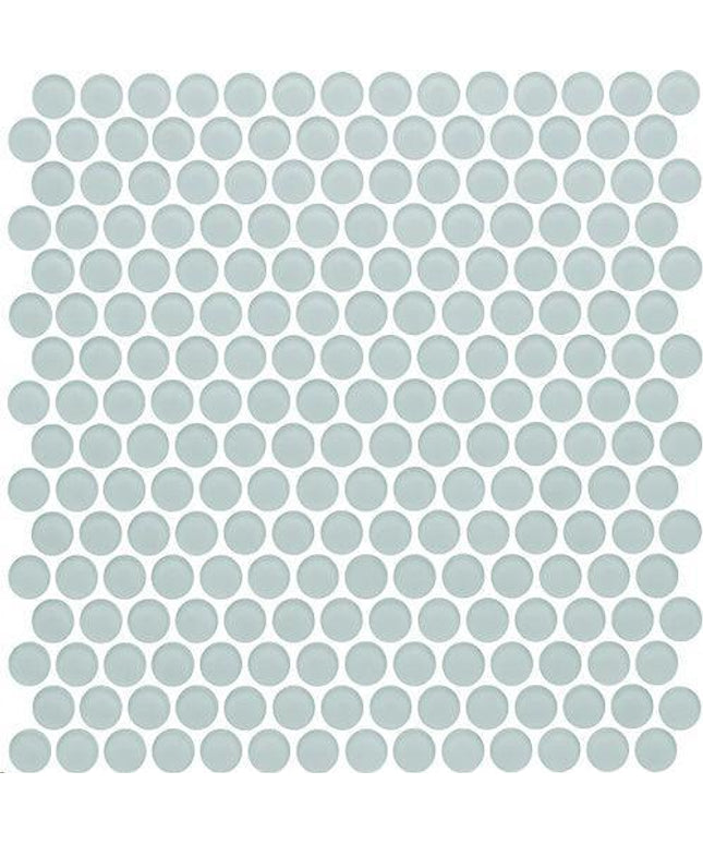 penny round glass mosaic tile matte Penny Round Oceania