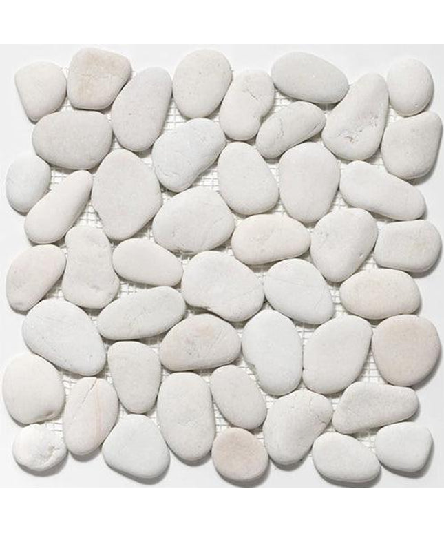 perfect pebble tile natural stone Perfect Pebble Antique Timor White