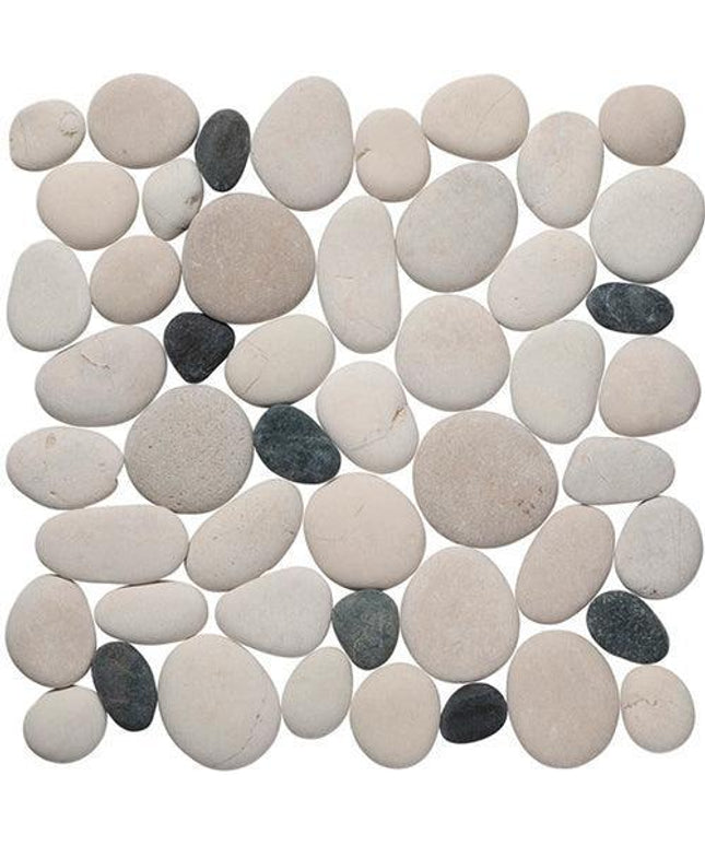 perfect pebble tile natural stone Perfect Pebble Poppy Seed
