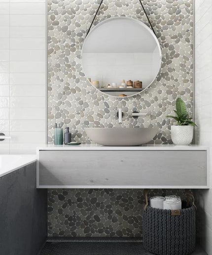 Perfect-Pebble-Sepia-Bathroom-Wall