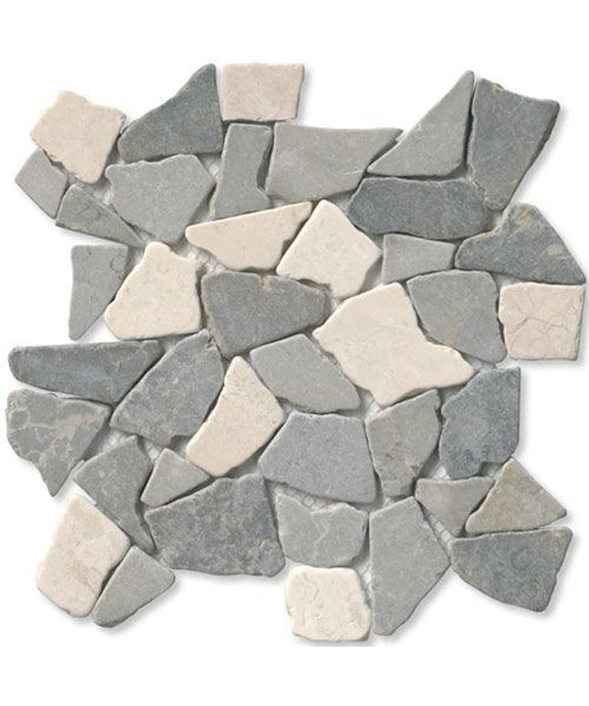 random tumbled mosaic stone tile Random Astoria