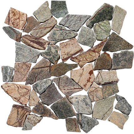 random tumbled mosaic stone tile Random Forest Marble