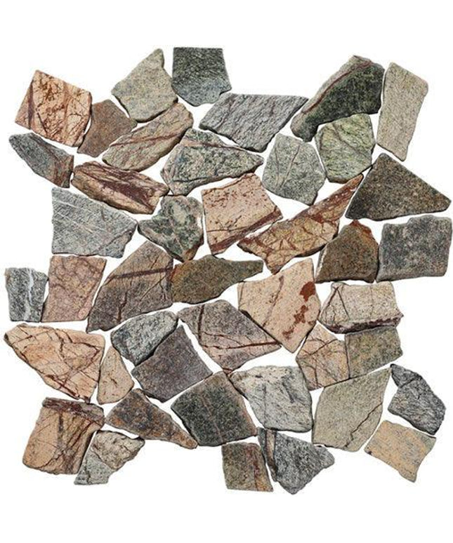 random tumbled mosaic stone tile Random Forest Marble