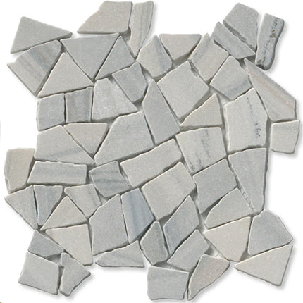 random tumbled mosaic stone tile Random Island Mist