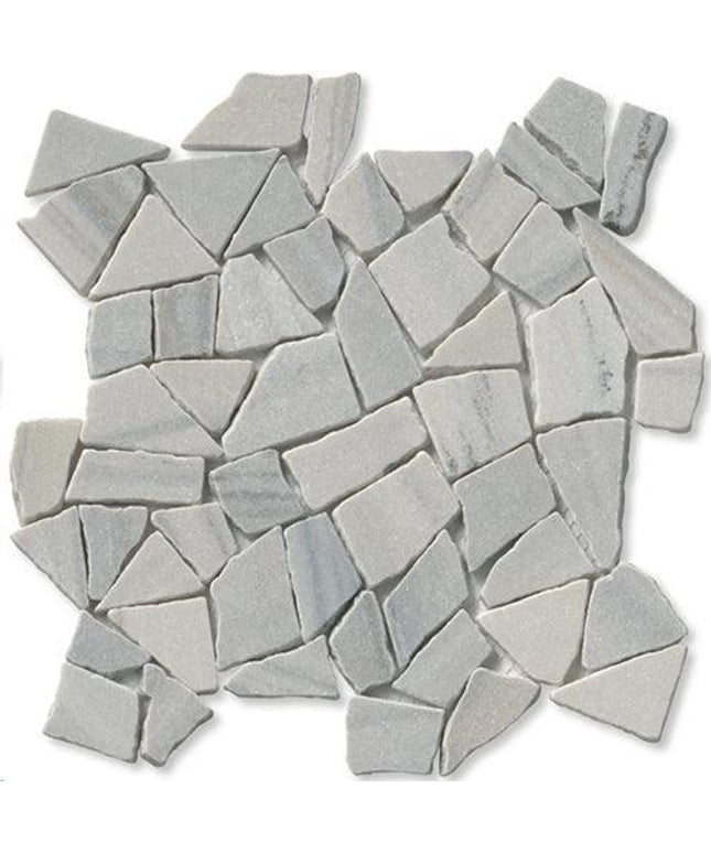random tumbled mosaic stone tile Random Island Mist