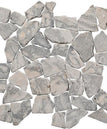 Random-Swirl Grey & Beige Marble