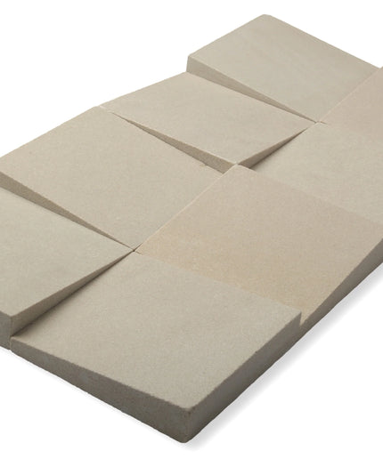 Sandstone-Mint-VSquares_Honed_Angle