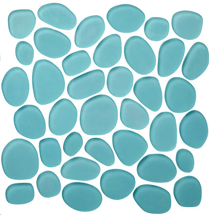 spindrift glass mosaic tile matte Spindrift Matte Azure