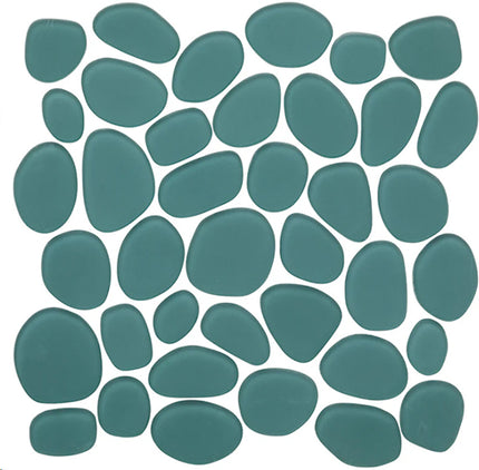 spindrift glass mosaic tile matte Spindrift Matte Lagoon