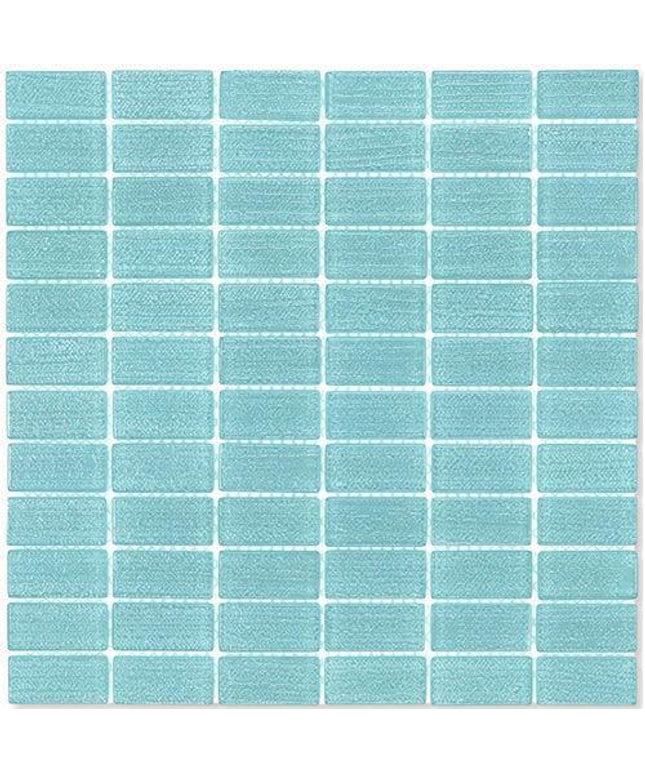 straight set cascade mosaic tile 1x2 Straight Set Graphite