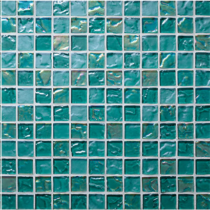 straight set lava glass mosaic 1x1 Straight Set Cool Tropics