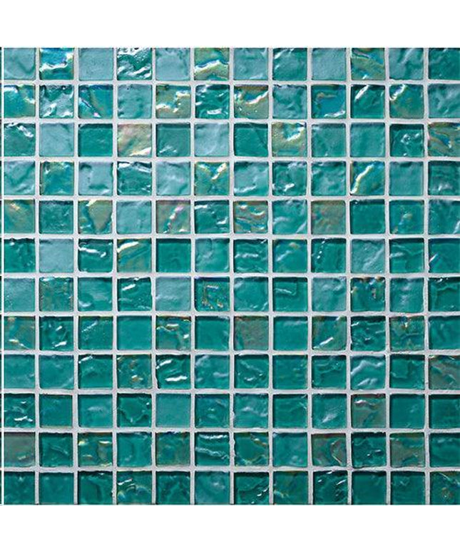 straight set lava glass mosaic 1x1 Straight Set Cool Tropics