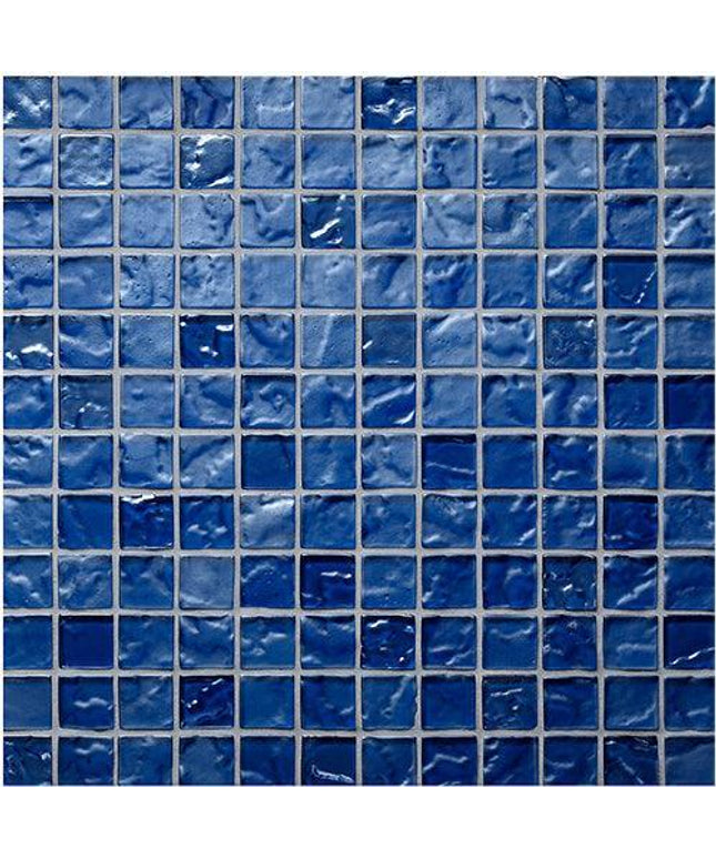 straight set lava glass mosaic 1x1 Straight Set Deep Flow