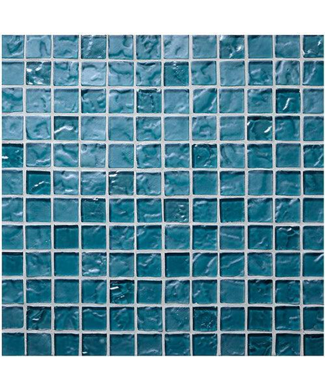 straight set lava glass mosaic 1x1 Straight Set Liquid Rock