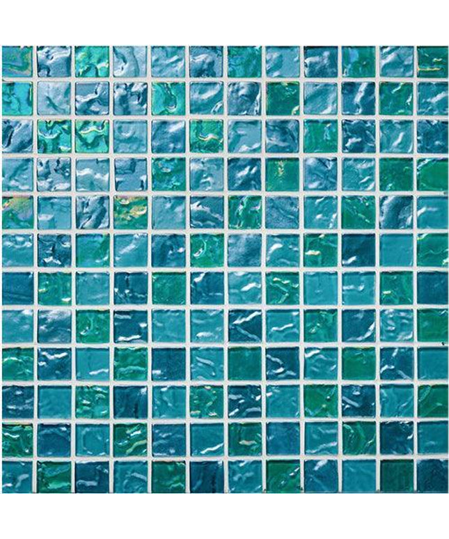 straight set lava glass mosaic 1x1 Straight Set Windward Bay