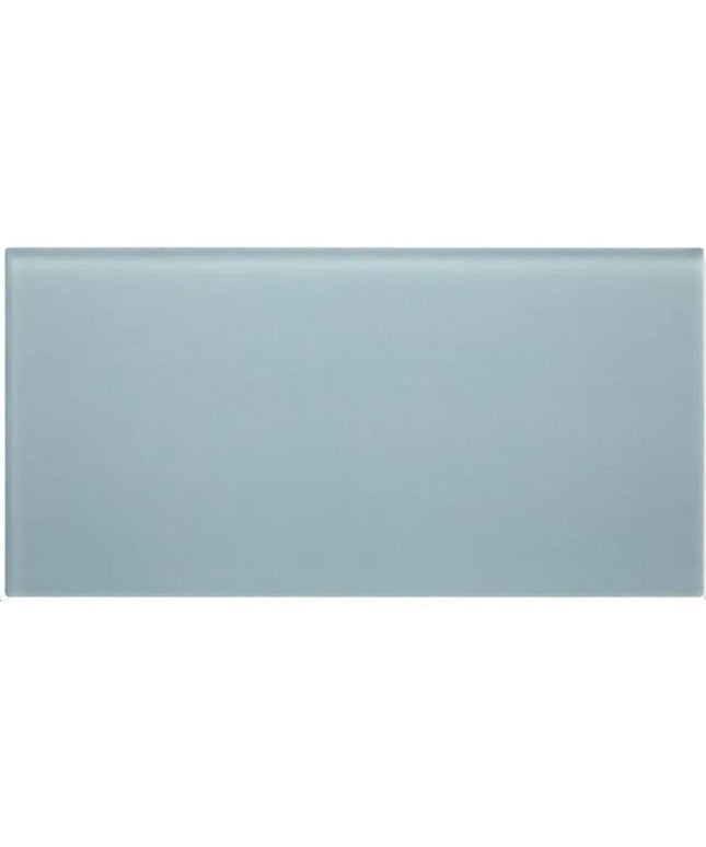 glass subway tile matte 6x12 Glass Fog
