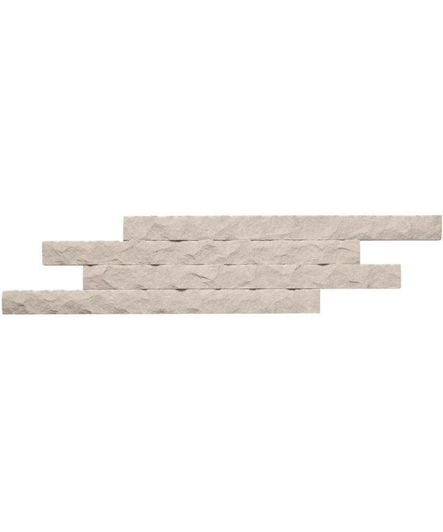 uniform hand chipped textured wall tile Uniform Sandstone Mint