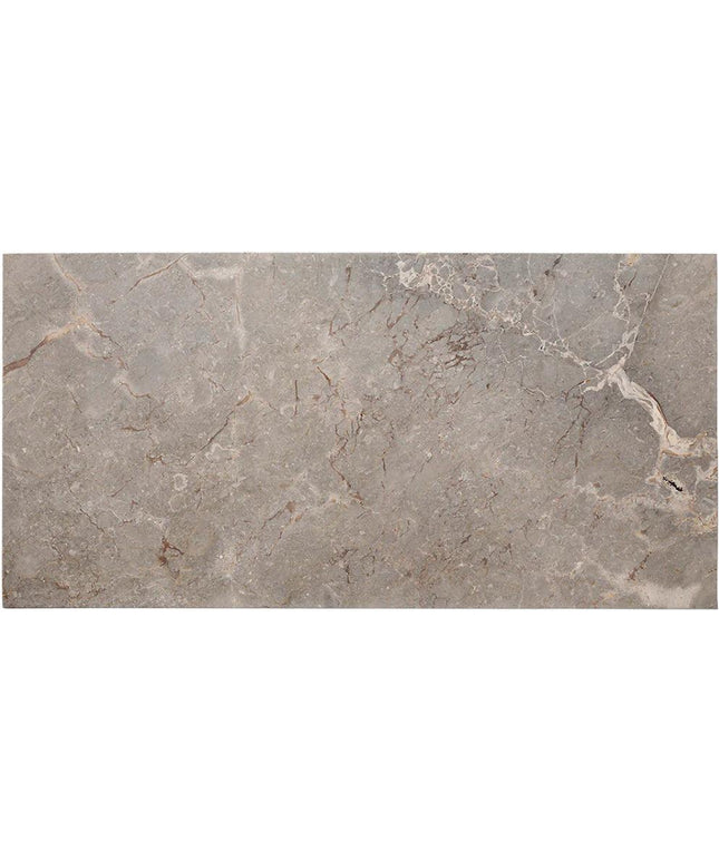 marble field tile honed 12x24 Volcano Grey