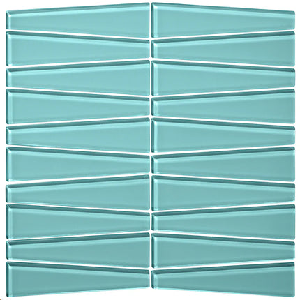 waveline glass mosaic tile gloss Waveline Tule