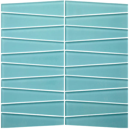 waveline glass mosaic tile matte Waveline Matte Azure