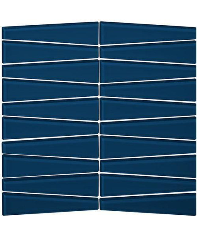 waveline glass mosaic tile gloss Waveline Lagoon