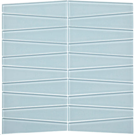 waveline glass mosaic tile gloss Waveline Graphite