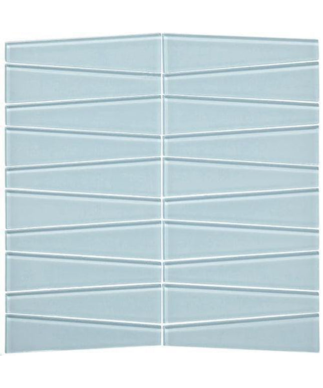 waveline glass mosaic tile gloss Waveline Graphite
