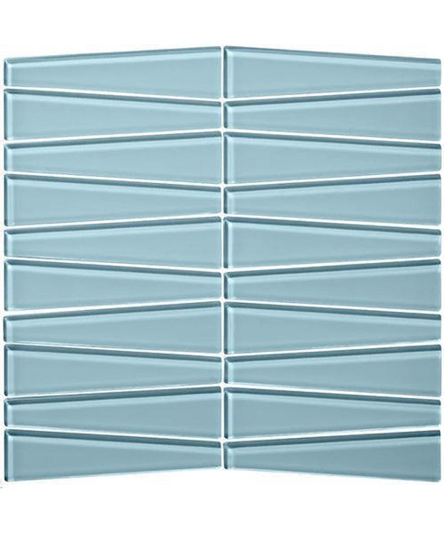 waveline glass mosaic tile gloss Waveline Fog