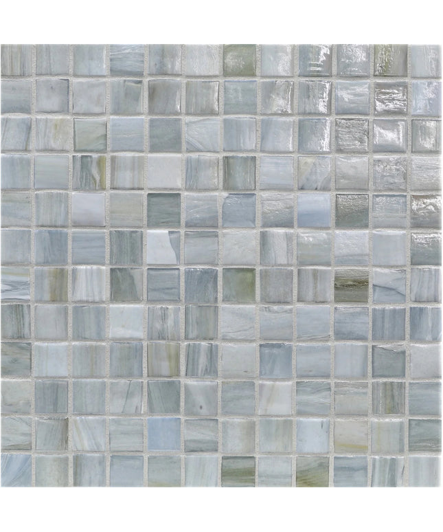 Mosaic tile pattern with various shades of gray