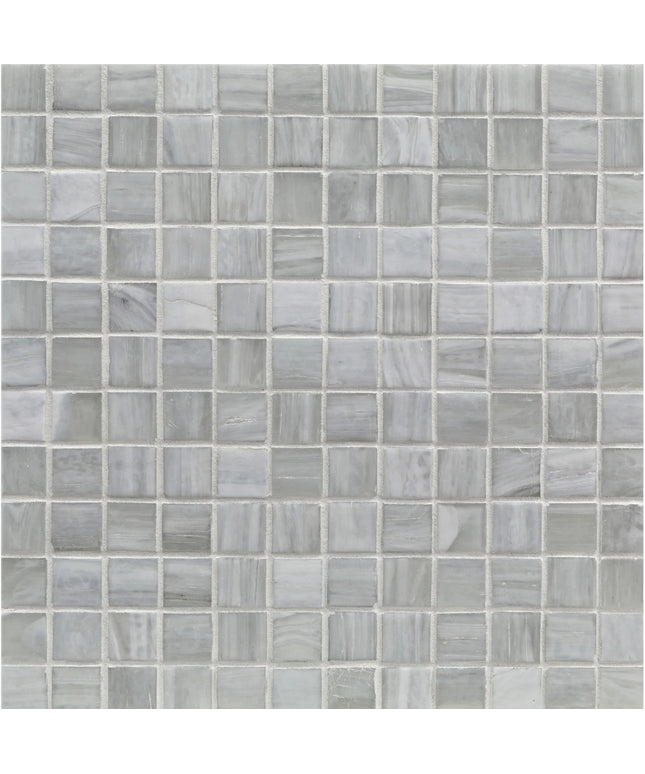 Gray mosaic tile pattern