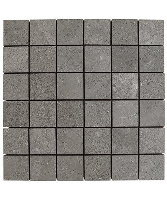 ages mosaic limestone look porcelain tile matte 2x2 Mosaic Fossil