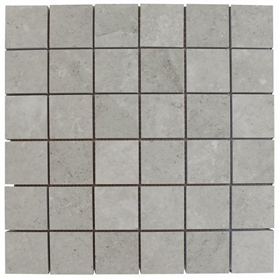 ages mosaic limestone look porcelain tile matte 2x2 Mosaic Fumo