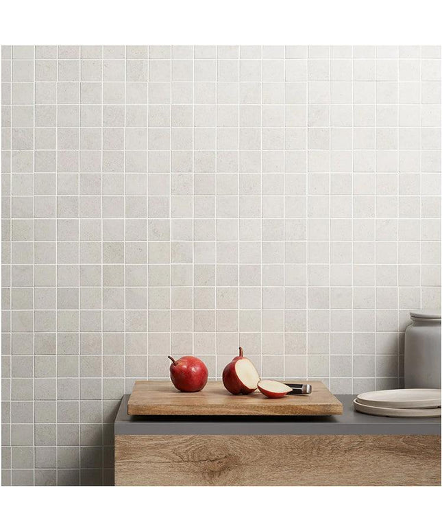 ages mosaic limestone look porcelain tile matte 2x2 