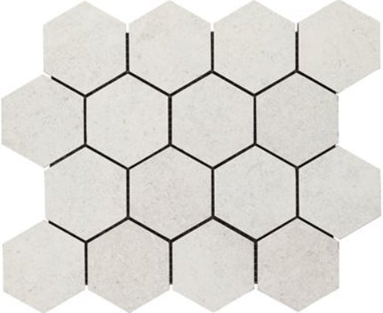 ages hexagon limestone look porcelain tile 3 Hex Perla