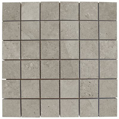 ages mosaic limestone look porcelain tile matte 2x2 Mosaic Tortora