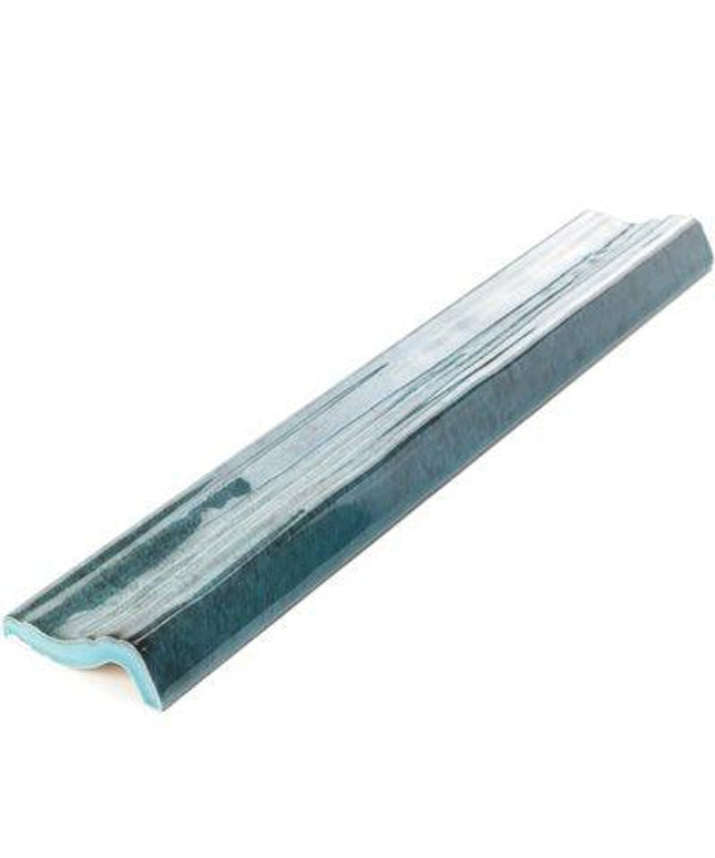 alchimia blue chair rail trim