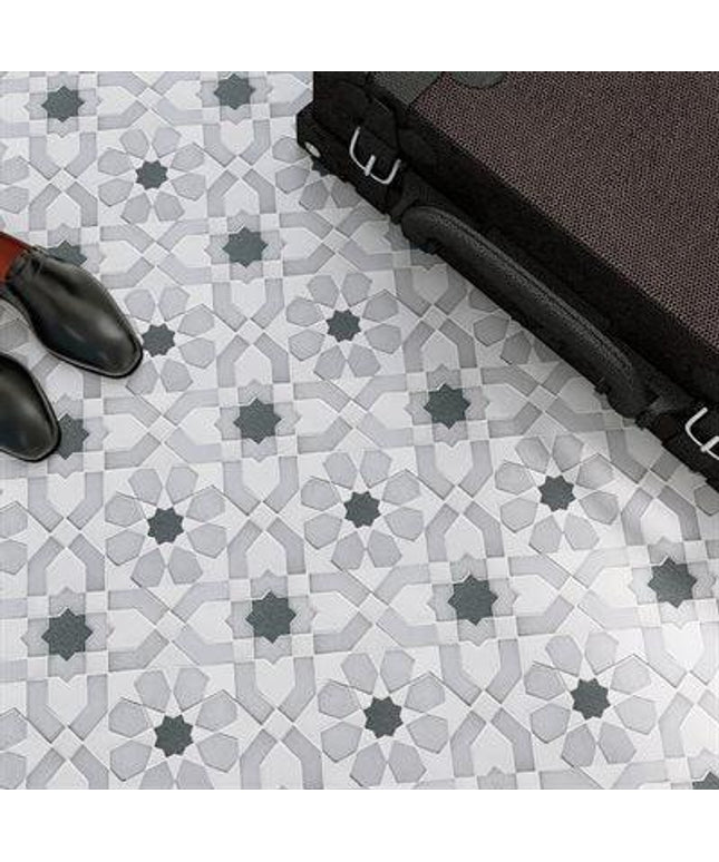 dimensional floor tiles cloud