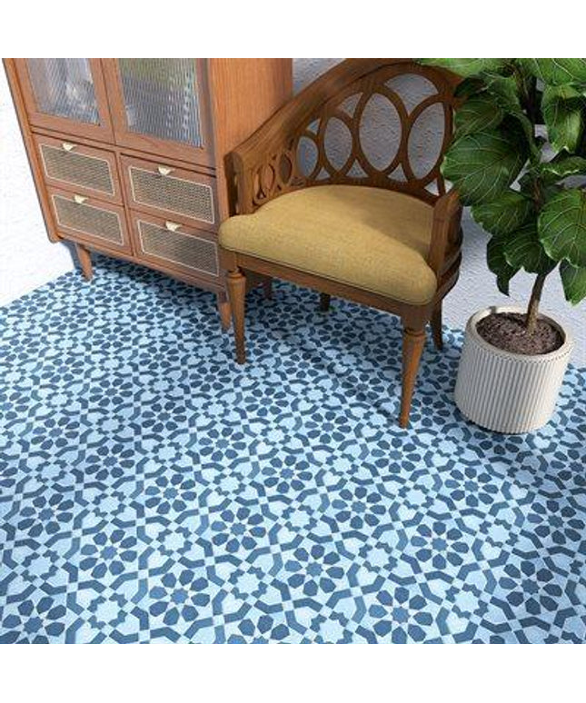 dimensional floor tiles sky