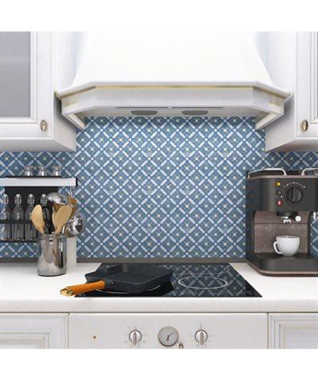 12x12 star cross tiles river walls