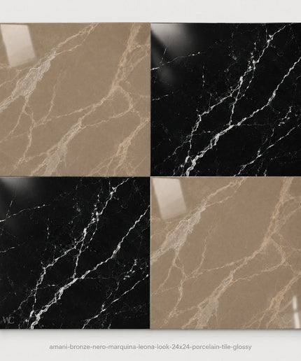 Leona Look Checkerboard Porcelain Tile 24x24