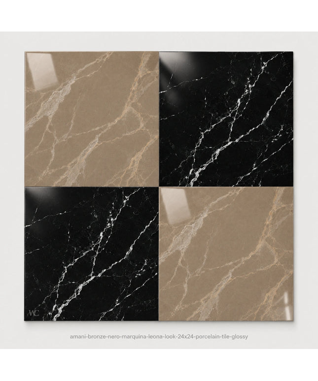 Leona Look Checkerboard Porcelain Tile 24x24