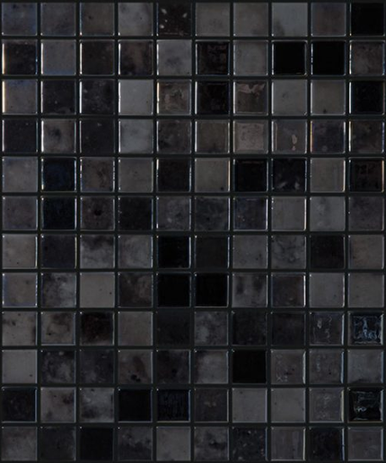 lux squares glass mosaic 1x1 anthracite lux squares