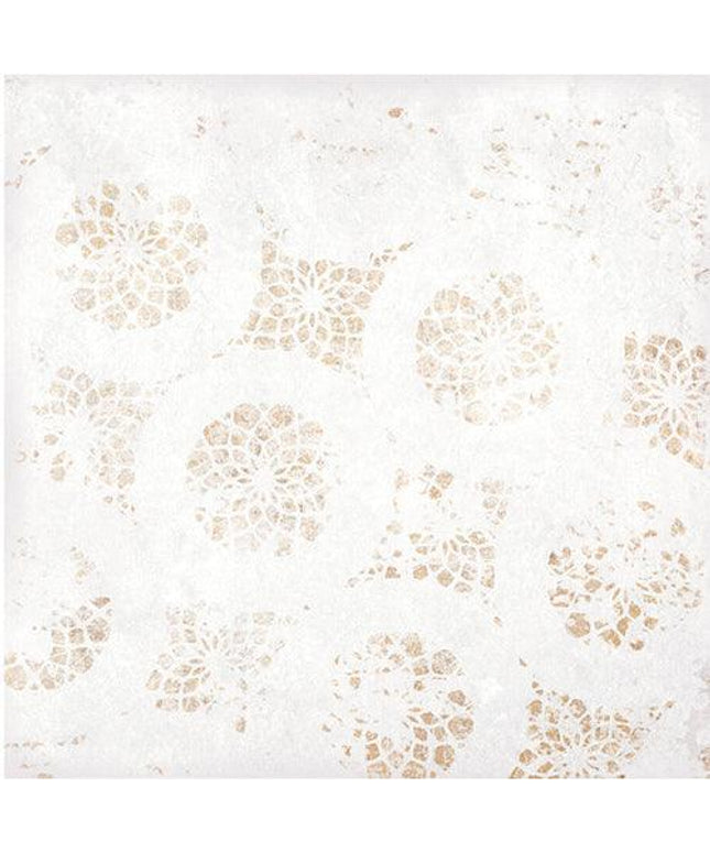 chateau mestizaje porcelain tile 7x7 White Gloss