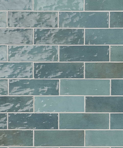 aqua 3x8 subway wall tile