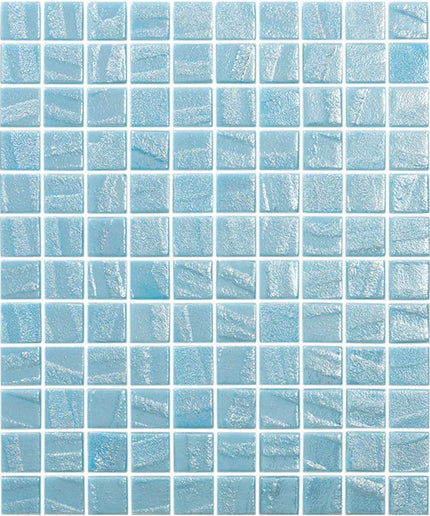 fireglass squares glass mosaic 1x1 